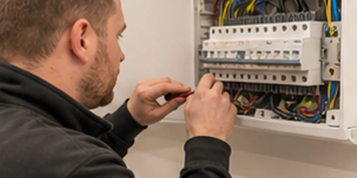 Illustrative consumer unit electrical work