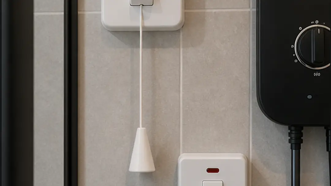 Illustrative electric shower installation work in Montrose