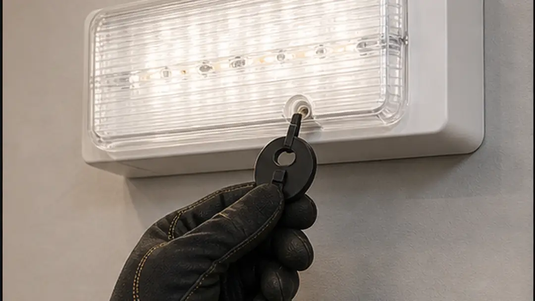 Illustrative emergency lighting installation work in Montrose