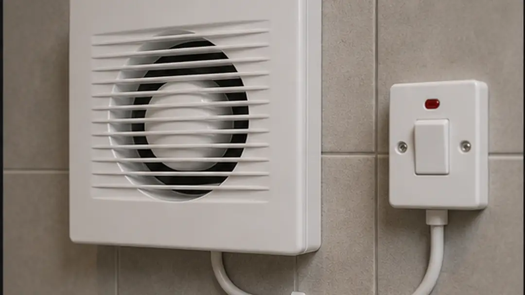 Illustrative extractor fan installation work in Montrose